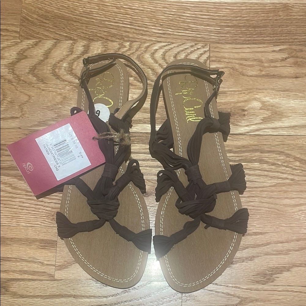 Rip Curl Brown Sandals Flat Strappy Design